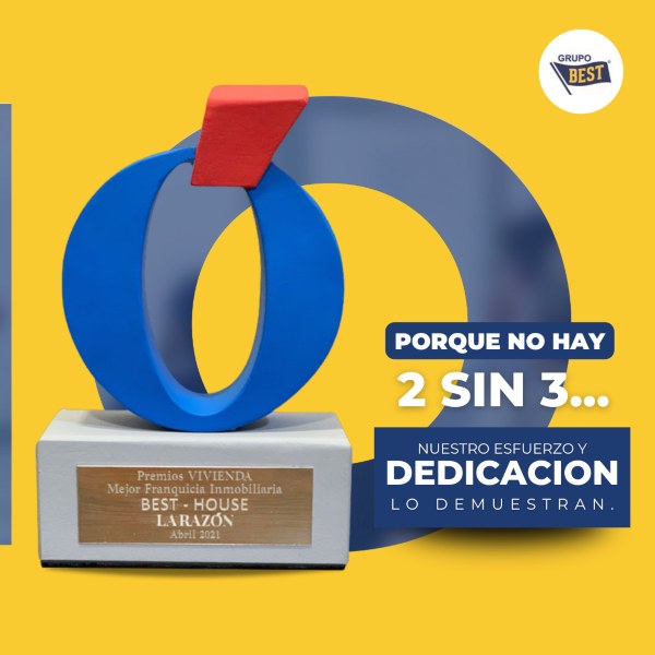 Best House recibe un nuevo premio en los VI PREMIOS TECNOLOGÍA E INNOVACIÓN que otorga el Diario la Razón.